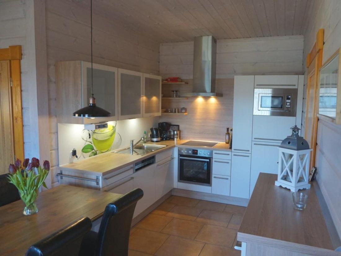 Ferienwohnung Im Blockhaus Rosenkranz Rathmannsdorf Esterno foto