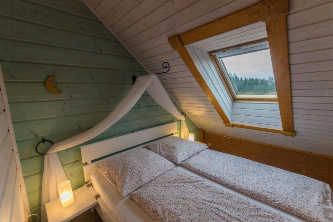 Ferienwohnung Im Blockhaus Rosenkranz Rathmannsdorf Esterno foto